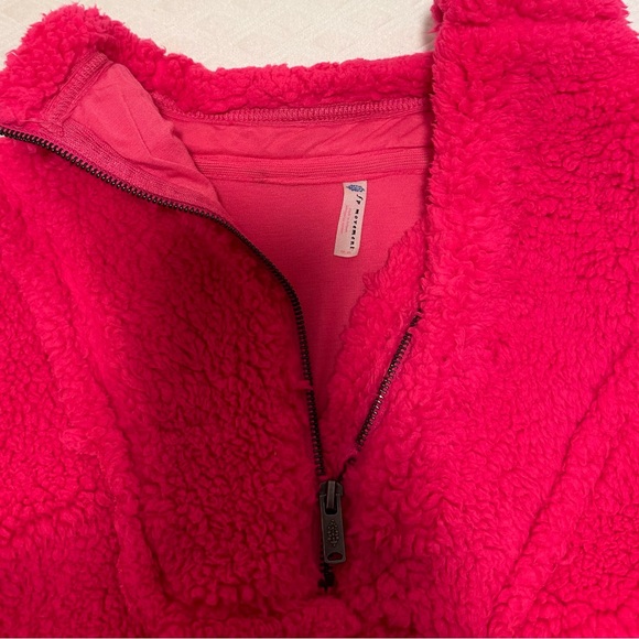 Free People Movement Nantucket Fleece Pullover Jacket Malibu Size M - Picture 6 of 6